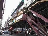 USA - Chicago IL - Elevated Railway Station (5 Apr 2009)